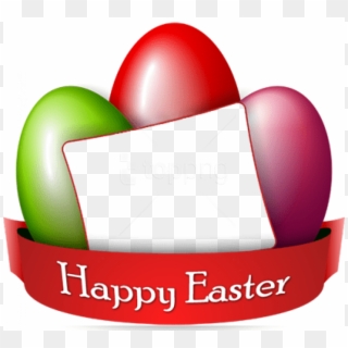Free Png Easter Frame Eggs Background Best Stock Photos - Happy Easter For Photoshop, Transparent Png