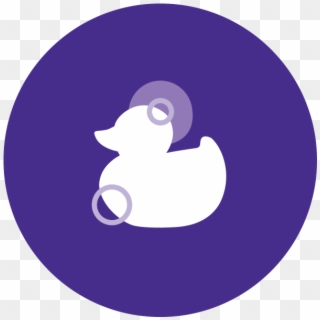 Johnson's® Baby Bedtime Routine Warm Bath Duck Icon - Duck, HD Png Download