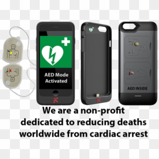 Cell Phone And Defibrillator, HD Png Download