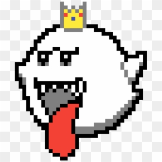 King Boo - Pixel Art Luigi Mansion 2, HD Png Download