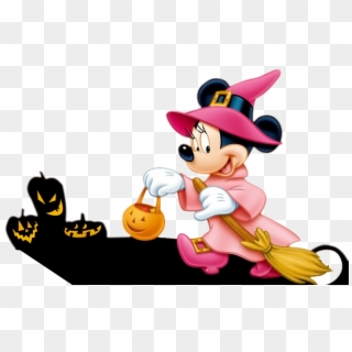 Minnie Mouse Donald Duck Halloween Clip Art - Mickey E Minnie Halloween, HD Png Download