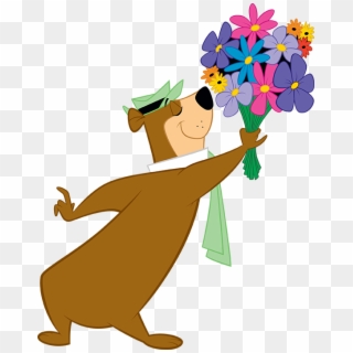Celebrate Spring - Yogi Bear And Cindy Bear, HD Png Download