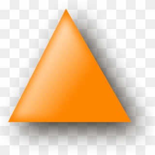 Orange Triangle Clipart Learning Numbers, Triangle - Figuras Geometricas Color Naranja, HD Png Download