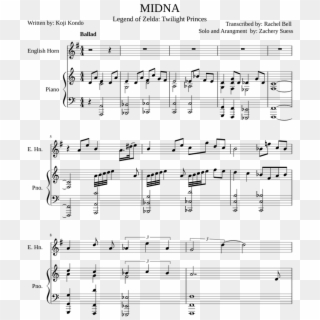 Midna - You Raise Me Up Viola Music, HD Png Download