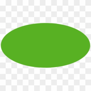 Custom Static Clings Oval Shaped Make Your Own Window - Green Circle, HD Png Download