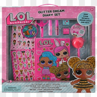 Lol! Glitter Dream Diary Set, HD Png Download