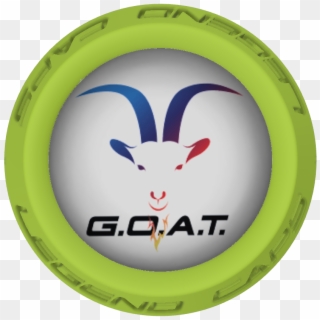 Goat Color Lacrosse Stick Lime End Cap - Graphic Goat Head, HD Png Download