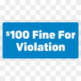 $100 Fine For Violation, Handicap - British Heart Foundation, HD Png Download