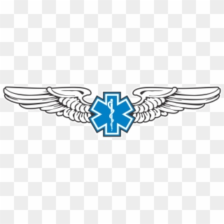 Rod Of Asclepius Png - Air Evac Flight Wings, Transparent Png