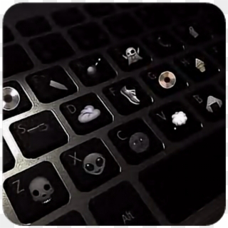 #square #emojis #emoji #computer #tumblr #black, HD Png Download