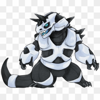 [sold] Glalie/aggron Fusion - Cartoon, HD Png Download