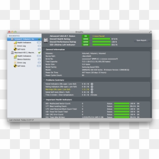 Drivedx Drive Dashboard - Drivedx Ssd Results, HD Png Download