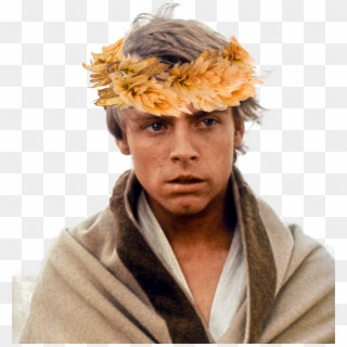 Lukeflowercrown02 - Young Mark Hamill Star Wars, HD Png Download