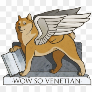 So Venetian Venice Shiba Inu Dog Like Mammal Mammal - Wow So Venetian, HD Png Download
