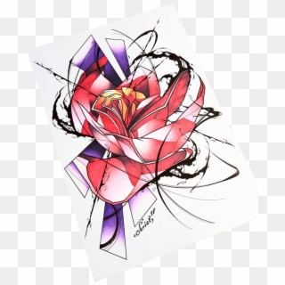 Poppy Flower - Hybrid Tea Rose, HD Png Download