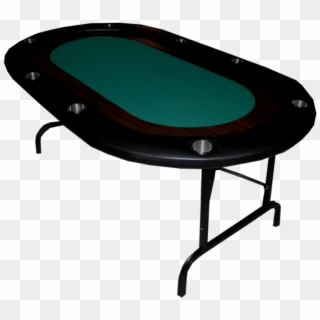 High Range Oval Foldable Poker Table Green 8 Persons - Poker Table, HD Png Download
