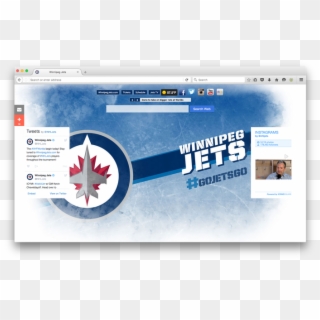 Nhl Winnipeg Jets New Tabby Brand Thunder, Llc - Winnipeg Jets Logo 2011, HD Png Download