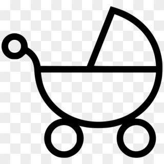 Png File - Drawing Of A Stroller, Transparent Png