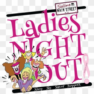 Ladies Night Cliparts - Ladies Night Out Clipart Free, HD Png Download