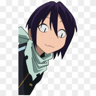 Yato Peeking Into Your Timeline - Anime Funny Faces Png, Transparent Png