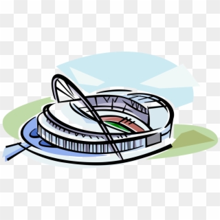 Vector Illustration Of Wembley Football Stadium, Wembley, - Wembley Clipart, HD Png Download