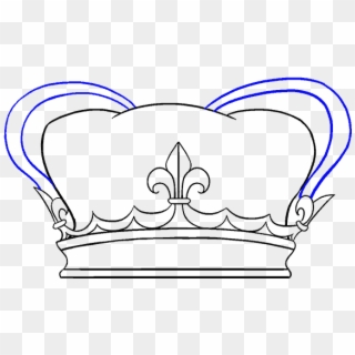 How To Draw Crown - Easy Princess Crown Drawing, HD Png Download