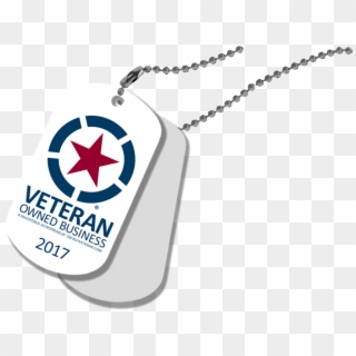 Veteran Owned Tags Chain - Veteran Owned Business Badge, HD Png Download