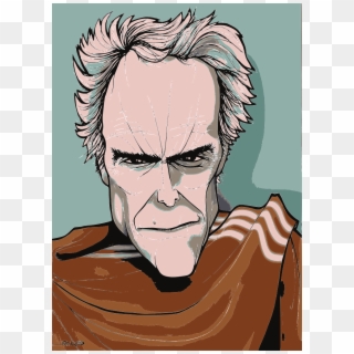 Clint Eastwood, Reĝisoro K Aktoro - Illustration, HD Png Download