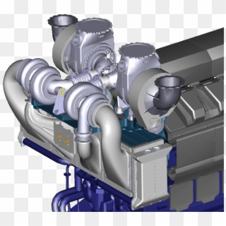 Turbocharger - Turbocharger Of Wartsila Engine, HD Png Download