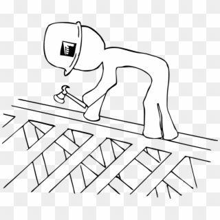 Roofing - Line Art, HD Png Download
