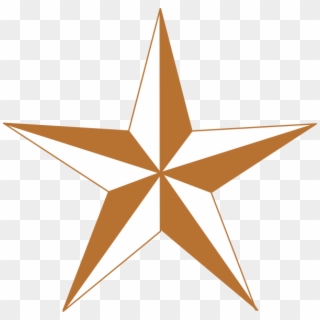 Arizona Copper Star Clip Art - De La Salle Star, HD Png Download