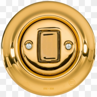 Golden Button Png - Retro Lichtschalter, Transparent Png