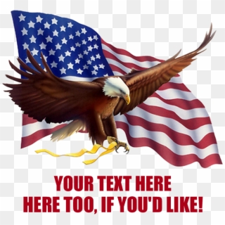 American Flag Eagle Png - American Dream Eagle, Transparent Png