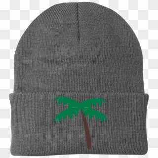 Palm Tree Emoji Cp90 Port Authority Knit Cap - Beanie, HD Png Download