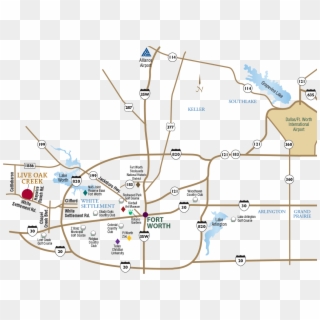 To Visit Live Oak - Map, HD Png Download