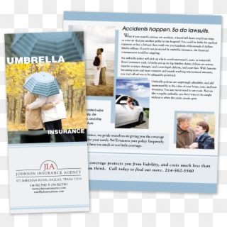 Picture Of Umbrella Cross-sell Brochure - Car, HD Png Download