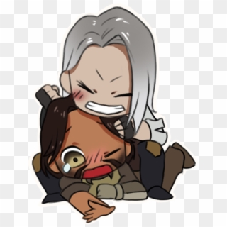 #mcashe #ship #chibi #fanart #overwatch #overwatchfanart - Cartoon, HD Png Download