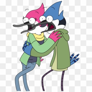 Mordecai And Margaret - Mordecai And Margaret Scared, HD Png Download