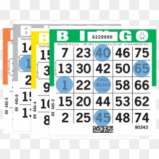 Unimax Player Preferred Bingo Paper - Circle, HD Png Download