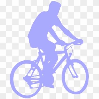 Vector - Siluetas Personas Bicicleta Png, Transparent Png
