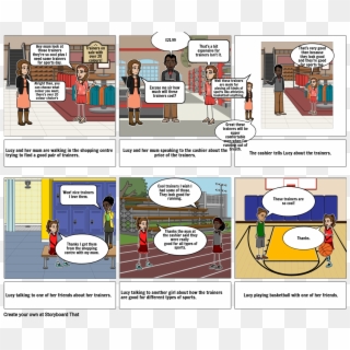Comic Strip - Cartoon, HD Png Download