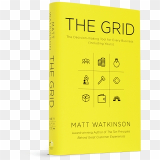Photo Of The Grid Book Standing Up Showing Front Cover - Gold, HD Png Download