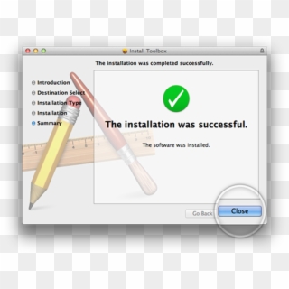 When The Installation Is Successfully Finished, Close - Mac, HD Png Download