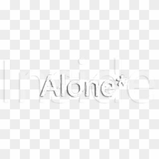 #alone #png #shakirpng - Calligraphy, Transparent Png