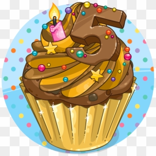 Birthday Cupcake Png - Cupcake, Transparent Png