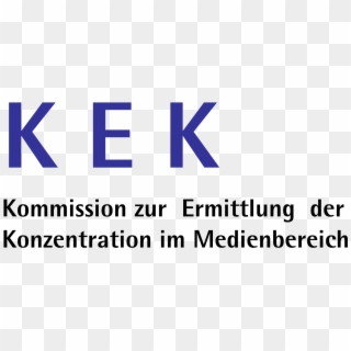File - Kek-logo - Svg - Kommission Zur Ermittlung Der Konzentration Im Medienbereich, HD Png Download