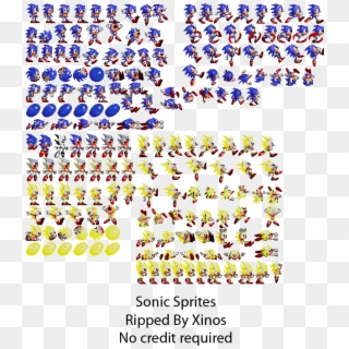 Sonic The Hedgehog Sprites Png - Sonic The Hedgehog Sprite Sheet