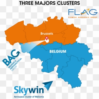 Aerospace Industry Key Figures In Belgium - Flag Of Belgium, HD Png Download