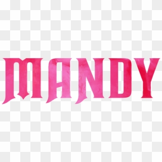 Mandy Final Poster Logo Transparent - Mandy 2018 Logo Png, Png Download