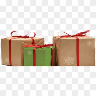 Gifts4 - Brown Paper Christmas Presents Png, Transparent Png